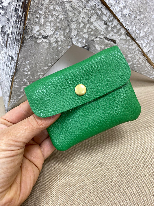 Leather Purse - Green