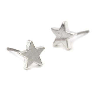 Peace Of Mind - Silver Plated Star Studs