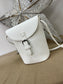 Bucket Crossbody Bag - White