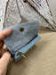 Leather Purse - Sky Blue