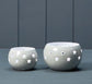 Star Cut Out Tealight Holder - Grey