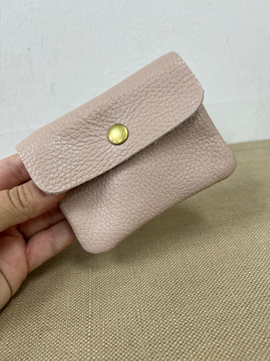 Leather Purse - Blush