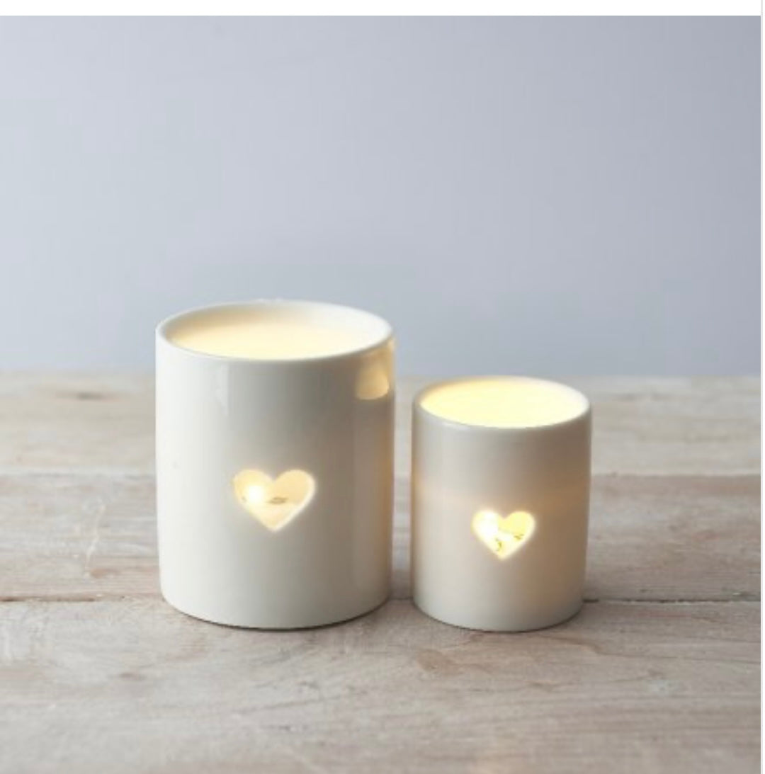 Simple Heart Tea Light Holder